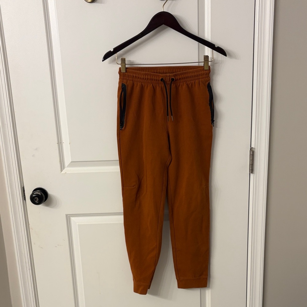 Kid’s Rust Jogger Pants with Zip Pockets